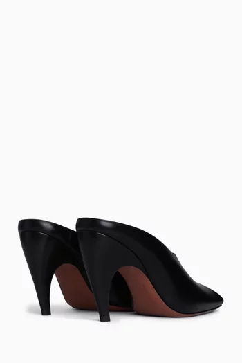 High 90 Mules in Smooth Leather