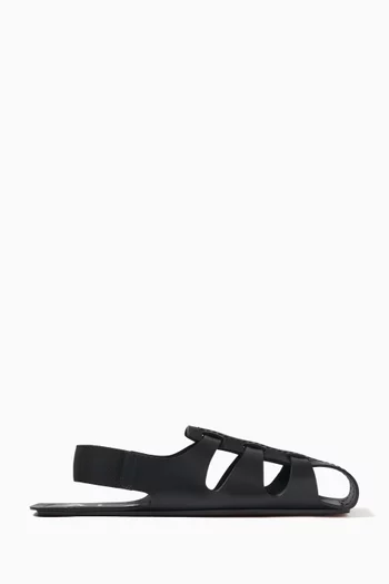 Alaia flat sandals hotsell