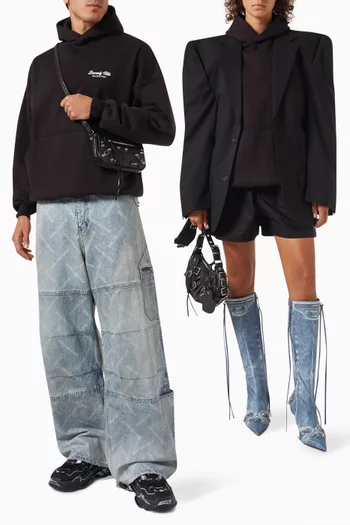 Unisex Beverly Hills Oversized Hoodie in Archetype Fleece