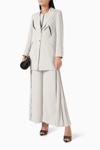 Thread Embroidered Blazer