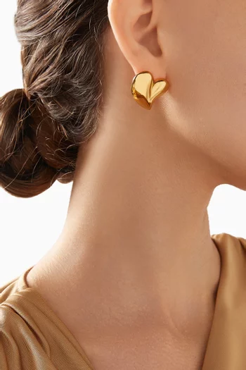Sweetzer Stud Earrings in Gold-plated Stainless Steel