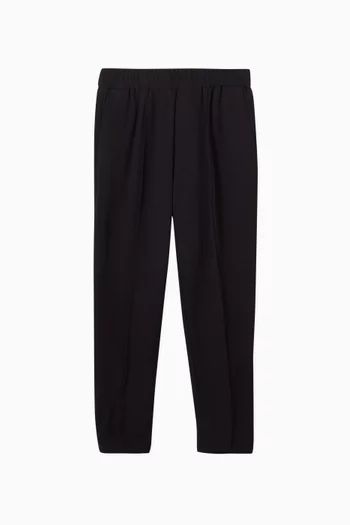 بنطال بقصة مستقيمة قماش مطاطي