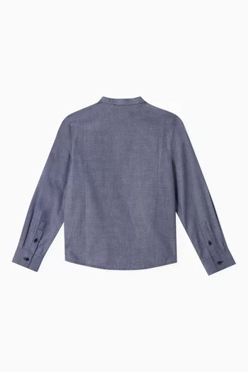 Eagle-logo Shirt in Cotton