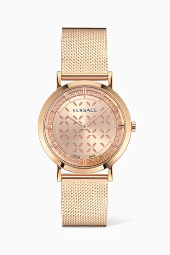 New Generation Watch in Rose-gold Stainless Steel, 36mm