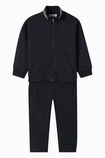 Logo Tracksuit Set in Cotton-blend