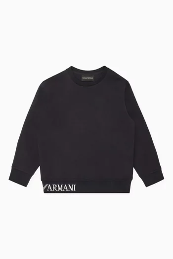 EA Logo Sweatshirt in Jersey