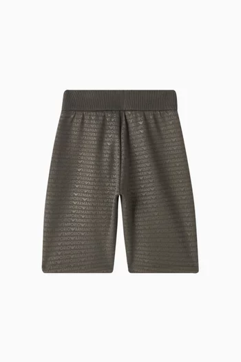 EA Text Logo Shorts in Jersey