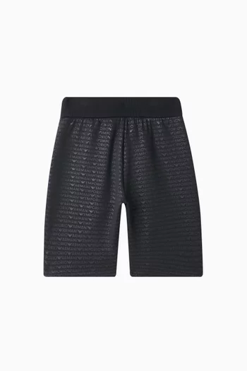 EA Text Logo Shorts in Jersey