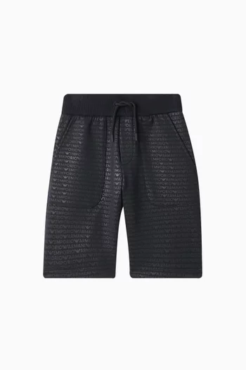 EA Text Logo Shorts in Jersey