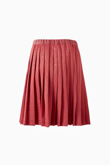 Pleated Skirt in Cotton