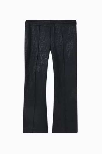 All-over Logo Pants in Jacquard