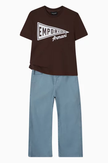Logo Crest T-shirt in Cotton-jersey