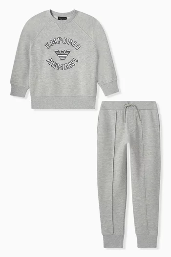 Logo Tracksuit in Cotton-blend