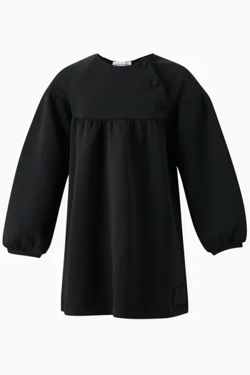 Button Detail Dress in Jersey