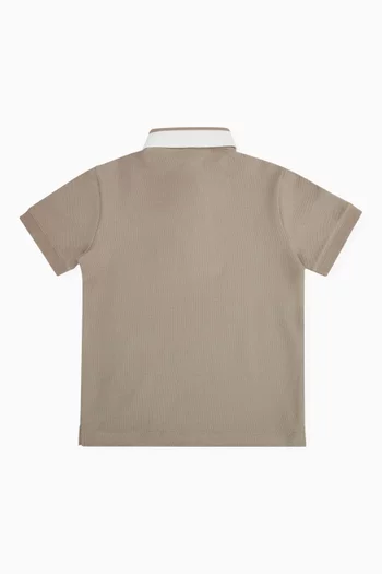 EA Logo Polo Shirt in Cotton