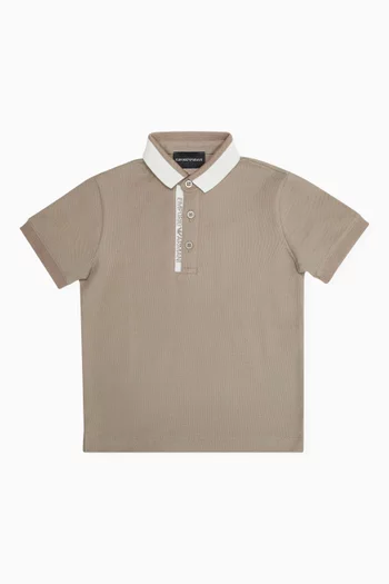 EA Logo Polo Shirt in Cotton