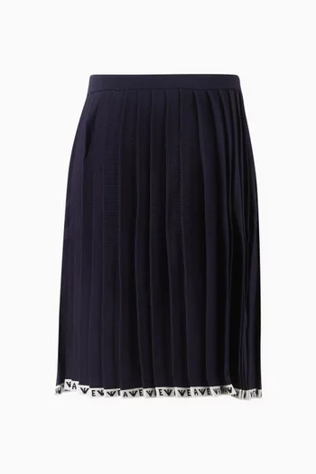 Pleated Skirt in Knit
