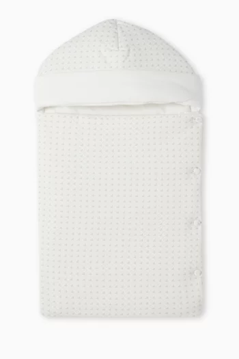 Eagle Monogram Sleeping Bag in Cotton