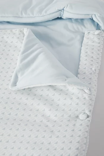Eagle Monogram Sleeping Bag in Cotton