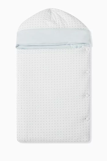 Eagle Monogram Sleeping Bag in Cotton