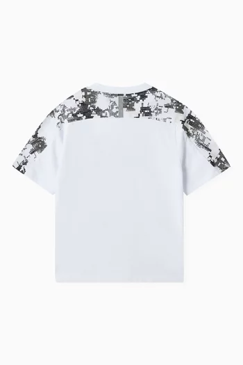 Camo Logo T-shirt in Jersey