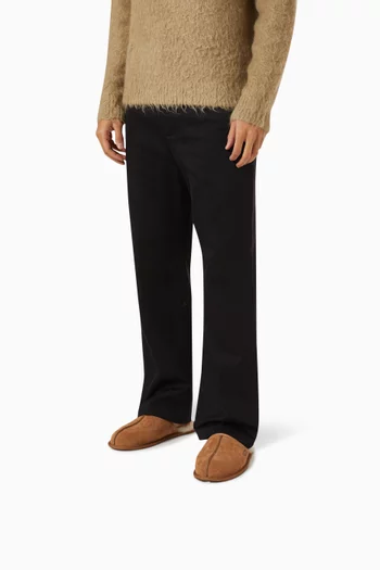 Scuff Slippers in Suede