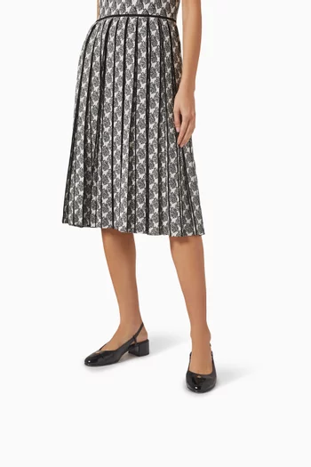 Cap-toe 45 Slingback Pumps in Leather