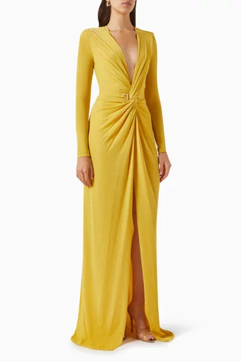 Shop Elisabetta Franchi Sleeved Dresses For Women Online in UAE Ounass