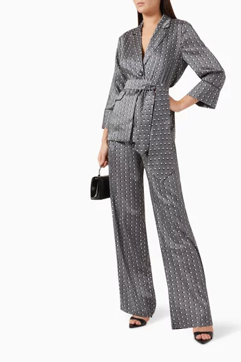 Ilare Printed Wide-leg Pants