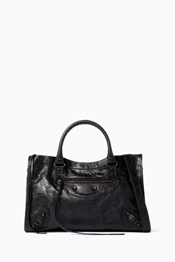 Medium Le City Bag in Arena Storico Lambskin