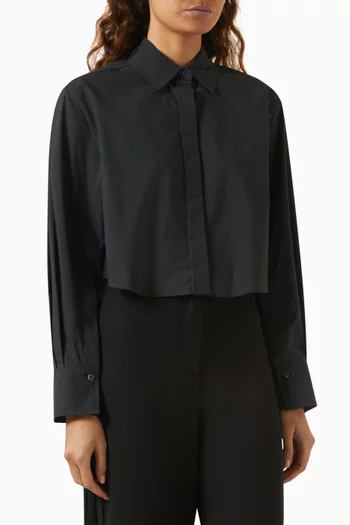 Renata Cropped Shirt in Cotton