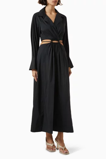 Alex Shirt Dress in Cotton Poplin