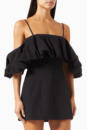 Puff Mini Dress