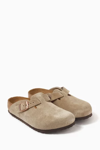 Boston Clogs in Suede Leather