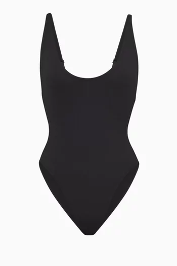 Scoop-neck One-piece Swimsuit