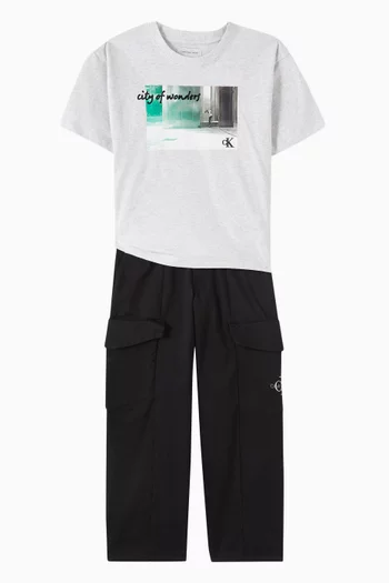 Utility Cargo Pants in Cotton