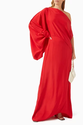 Yura One-shoulder Top in Silk