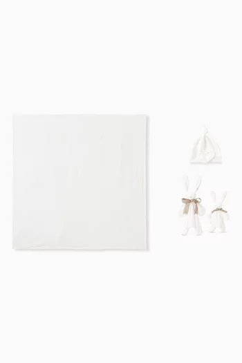 Bunny Boxed Gift Set in Organic Cotton