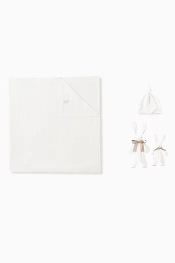 Bunny Boxed Gift Set in Organic Cotton