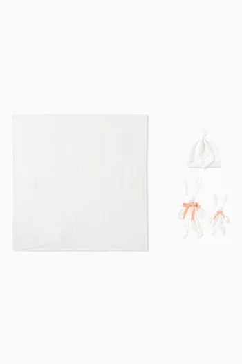 Bunny Boxed Gift Set in Organic Cotton