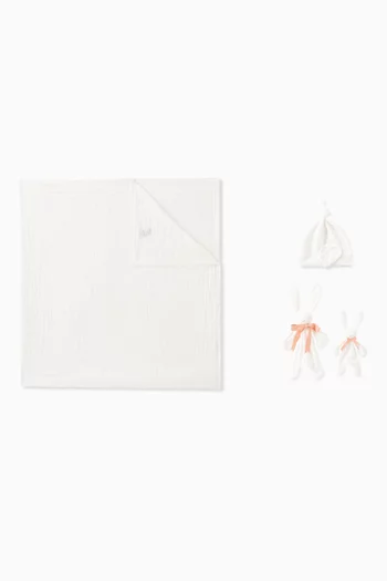 Bunny Boxed Gift Set in Organic Cotton