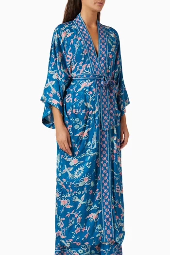 Desert Bandita Maxi Robe in Viscose Blend