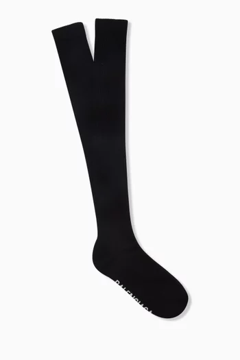 Logo High Socks in Cotton-blend