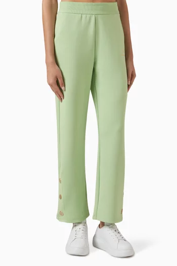 Le Klay Saint Paris Logo Sweatpants in Viscose-blend