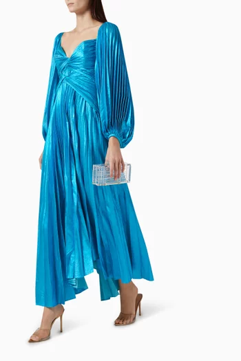 Larimer Pleated Midi Dress