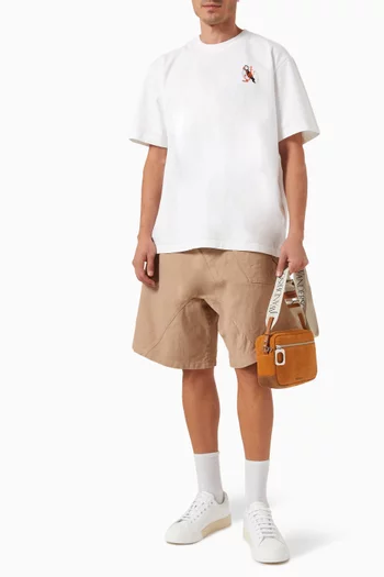 Puffin Embroidery T-shirt in Cotton