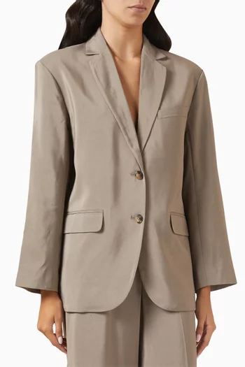 Quinn Oversized Single-breasted Jacket