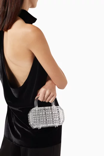 Sierra Top-handle Clutch in Acrylic