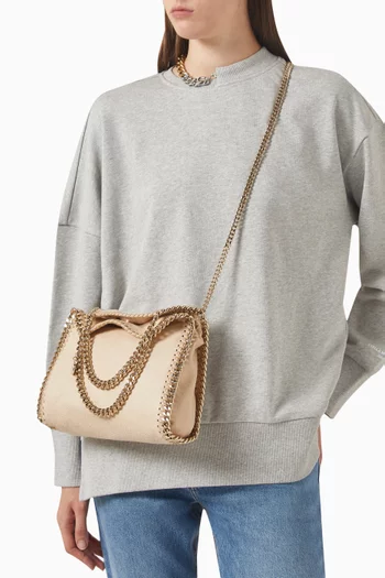Mini Falabella Tote Bag in Eco Shaggy Deer