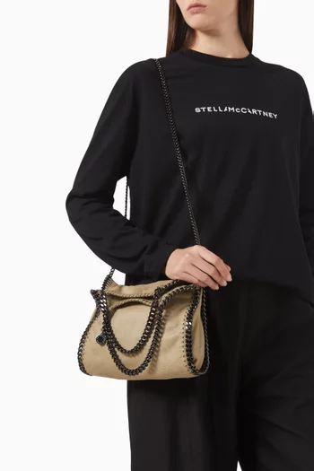 Mini Falabella Tote Bag in Eco Shaggy Deer